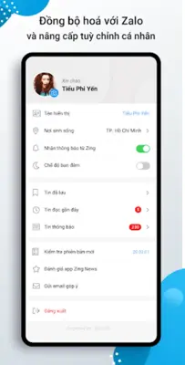 Zing.vn android App screenshot 4